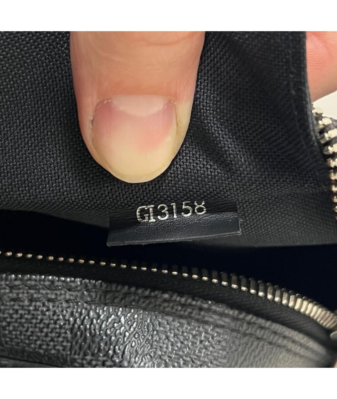 LOUIS VUITTON Черный портфель, фото 7