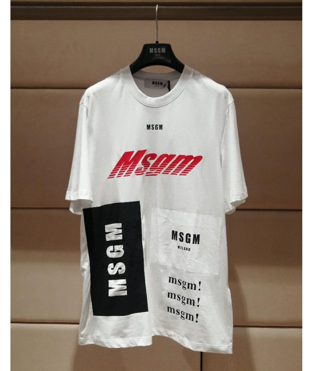 MSGM Мульти хлопковая футболка, фото 3