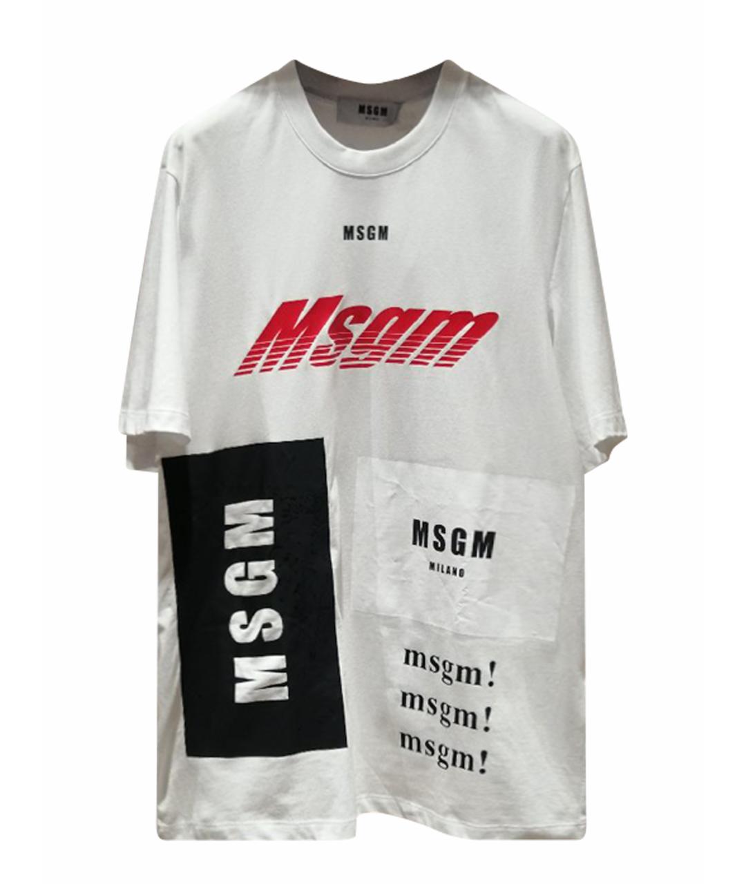 MSGM Мульти хлопковая футболка, фото 1