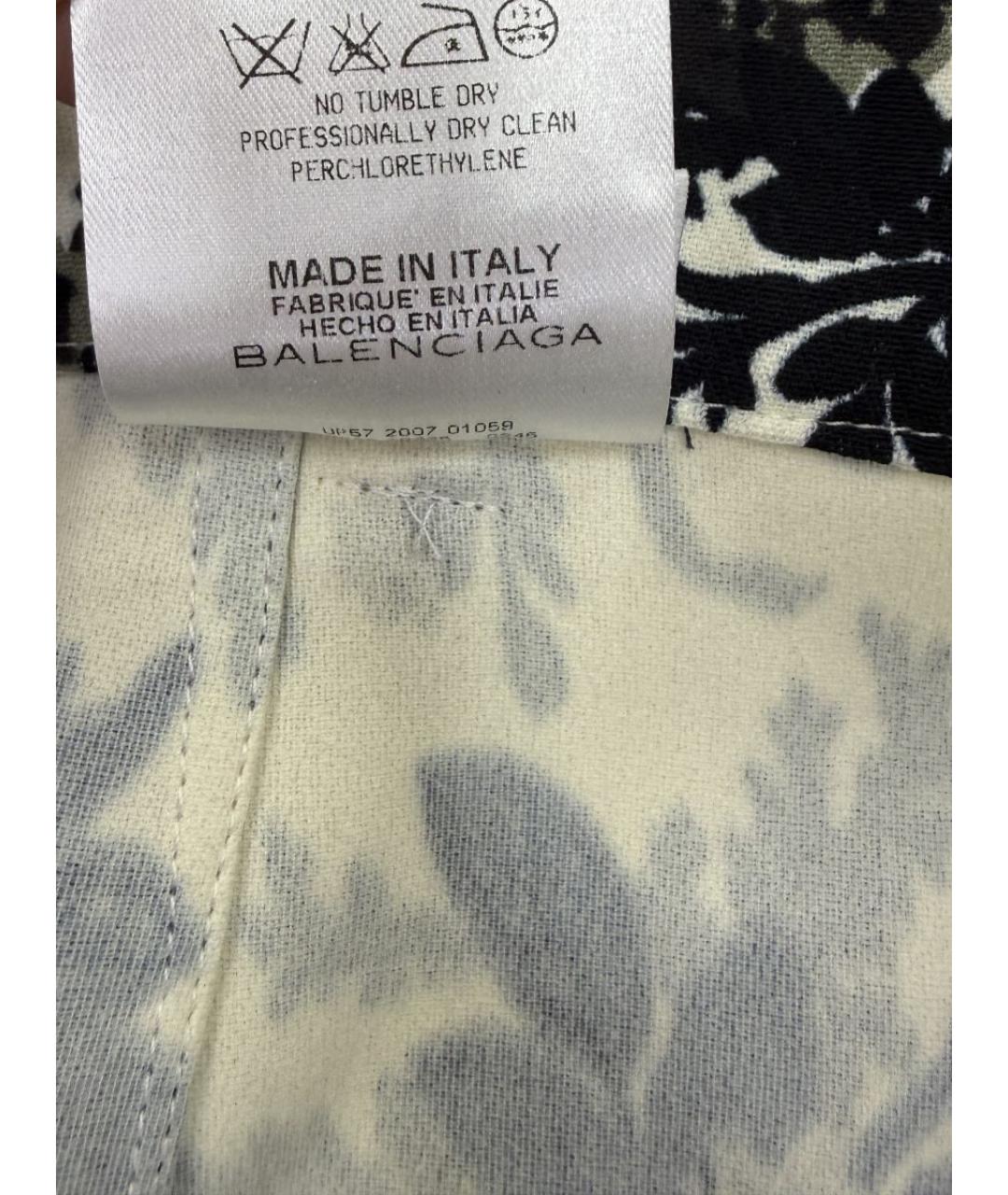 BALENCIAGA Вискозная юбка миди, фото 5