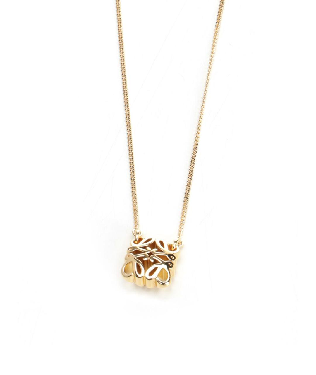 LOEWE Золотое серебряное колье, фото 2