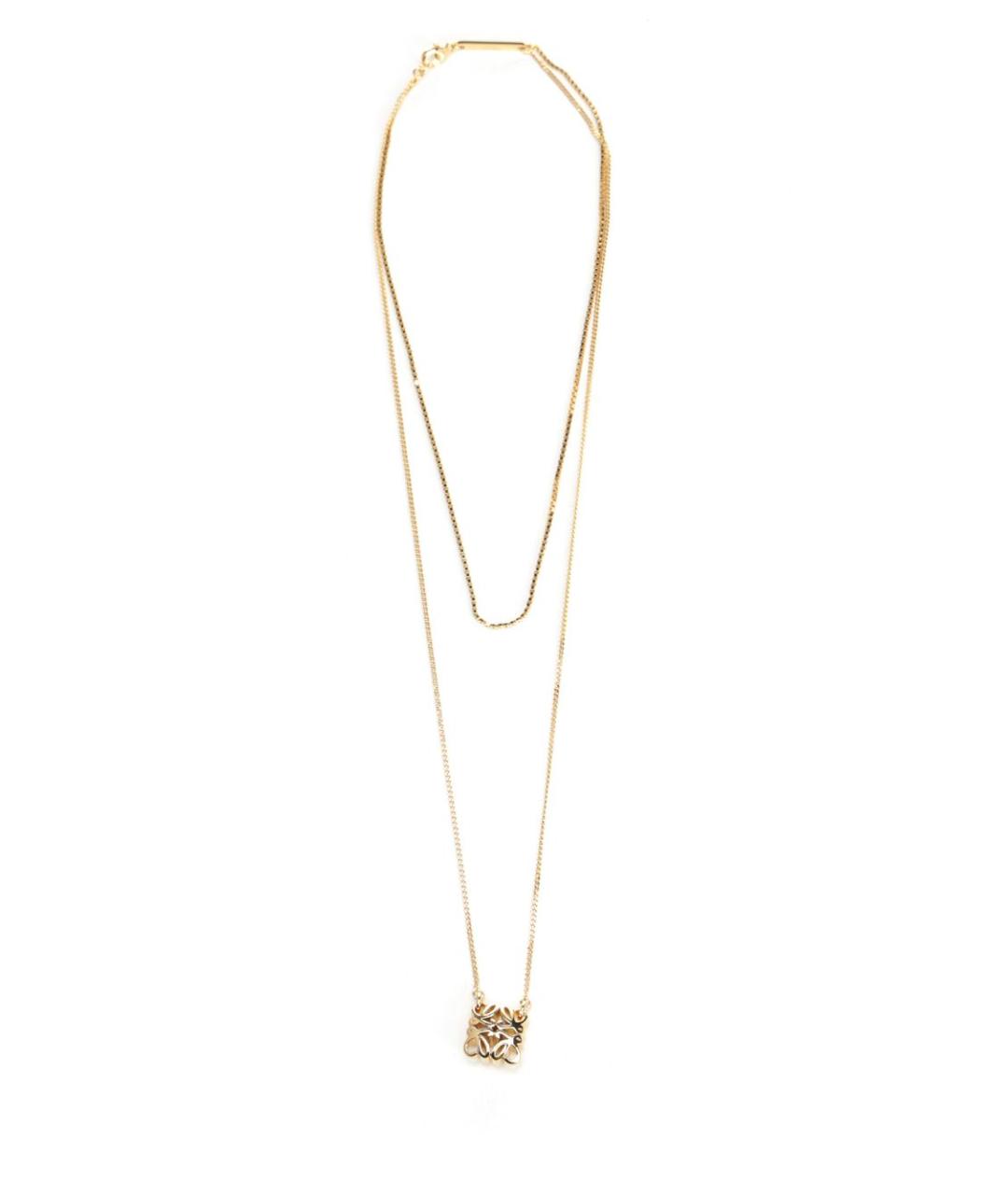 LOEWE Золотое серебряное колье, фото 1