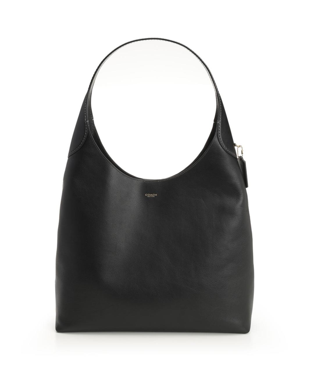 COACH Черная кожаная сумка через плечо, фото 1