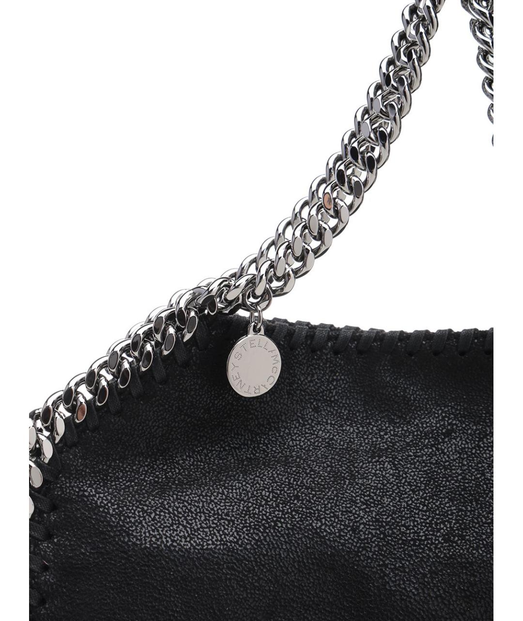 STELLA MCCARTNEY Черная сумка тоут из искусственной кожи, фото 5