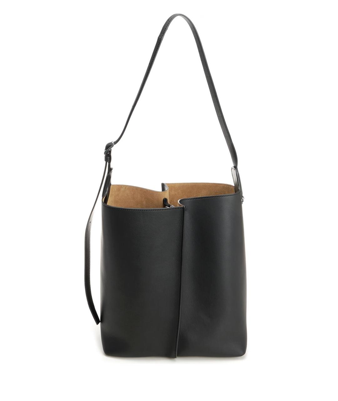 LOEWE Черная кожаная сумка тоут, фото 3