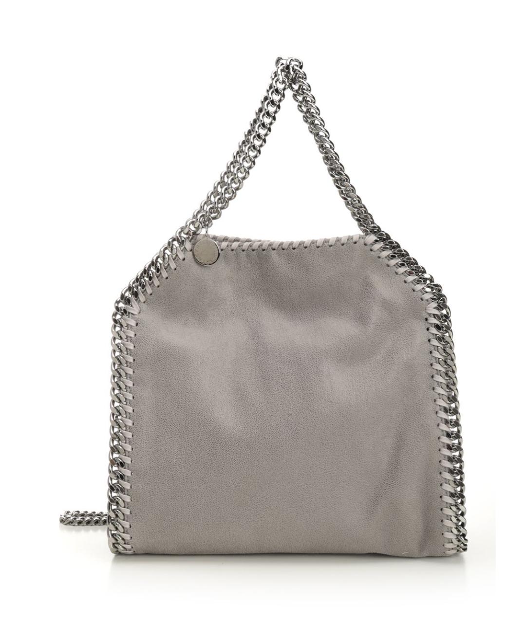 STELLA MCCARTNEY Серая сумка тоут из искусственной кожи, фото 1