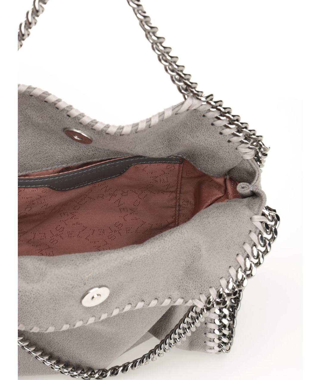 STELLA MCCARTNEY Серая сумка тоут из искусственной кожи, фото 4