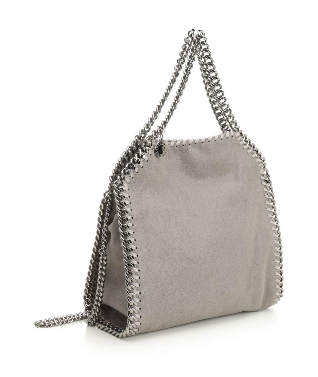 STELLA MCCARTNEY Серая сумка тоут из искусственной кожи, фото 2