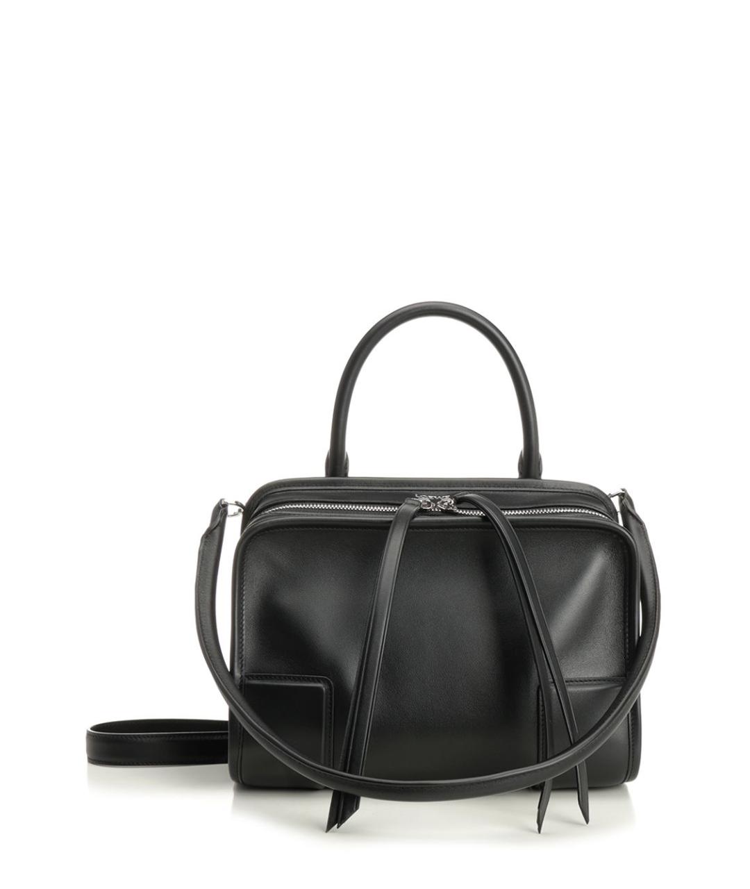 LOEWE Черная кожаная сумка тоут, фото 1