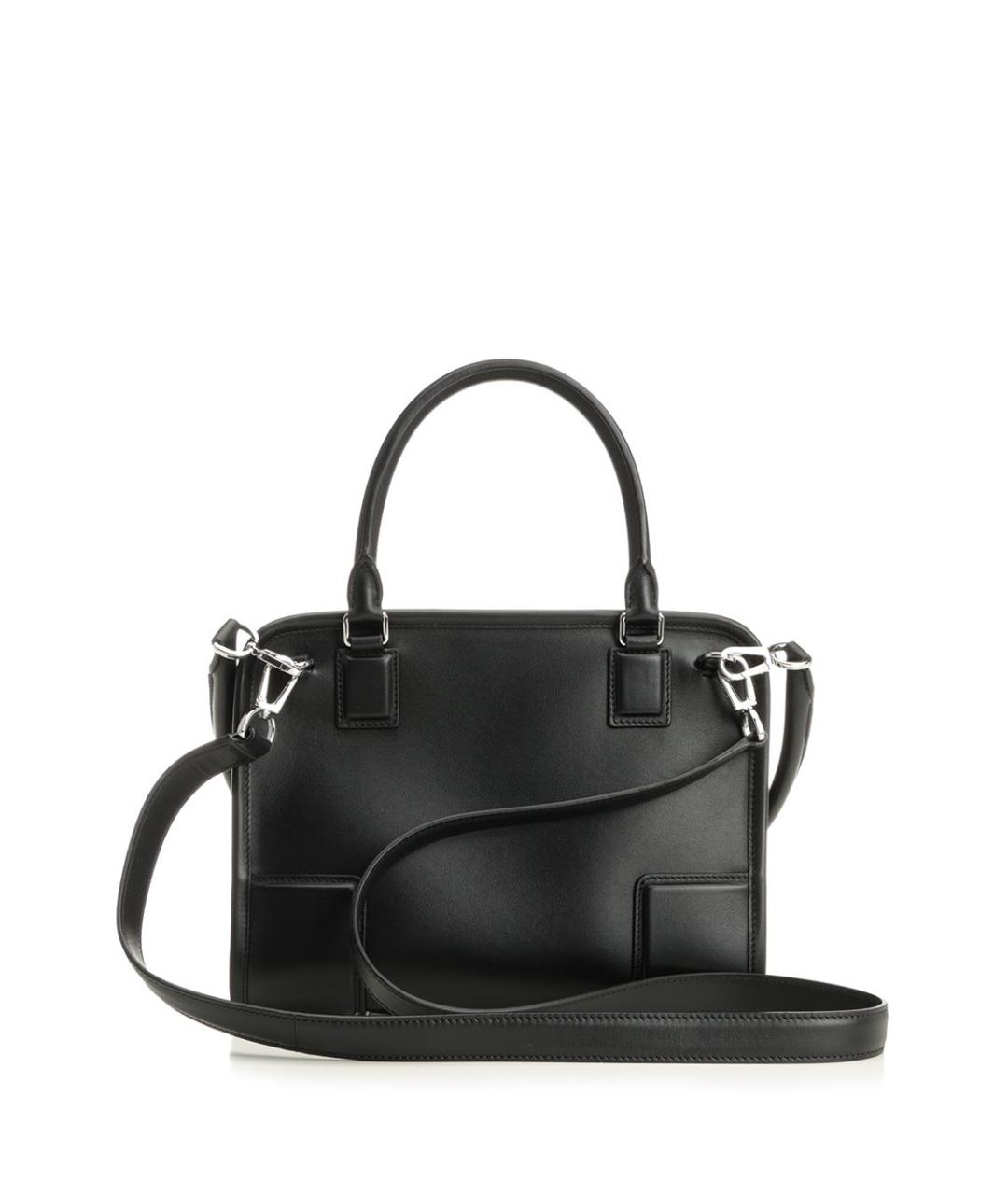 LOEWE Черная кожаная сумка тоут, фото 3