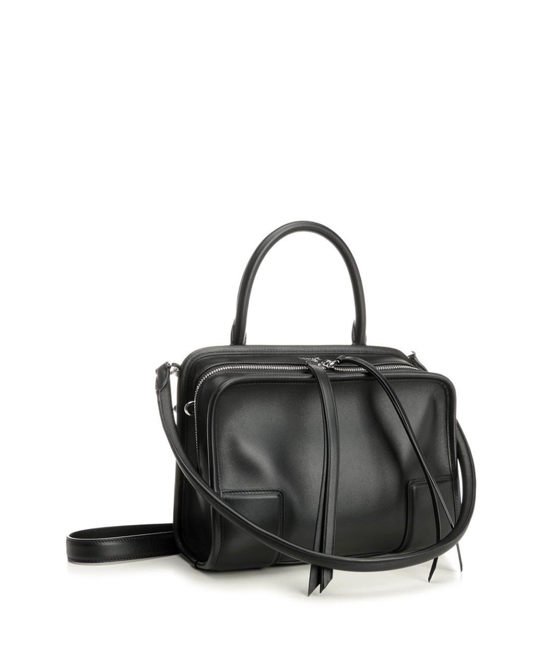 LOEWE Черная кожаная сумка тоут, фото 2