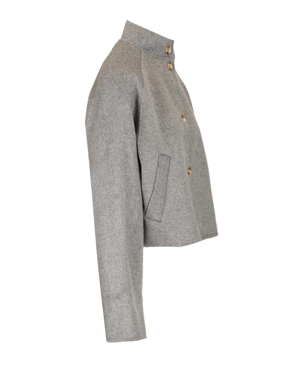 LOULOU STUDIO Серая шерстяная куртка, фото 3