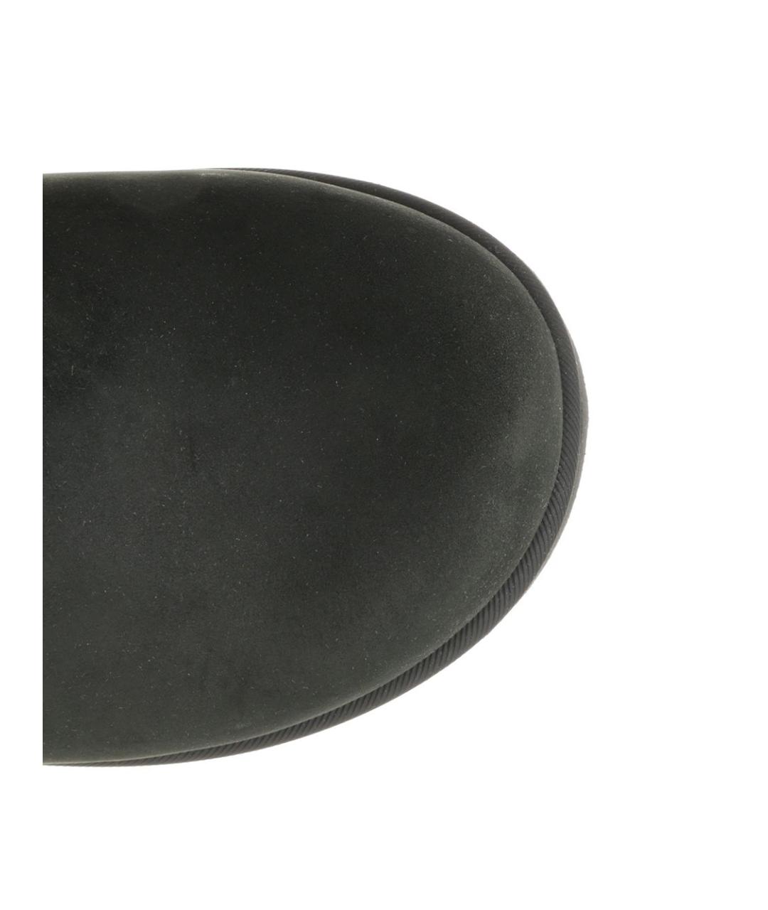 UGG AUSTRALIA Черные нубуковые сабо, фото 4