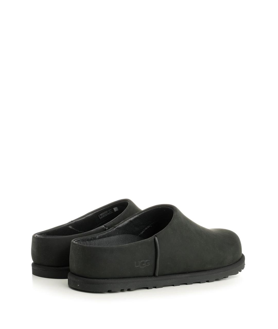 UGG AUSTRALIA Черные нубуковые сабо, фото 3