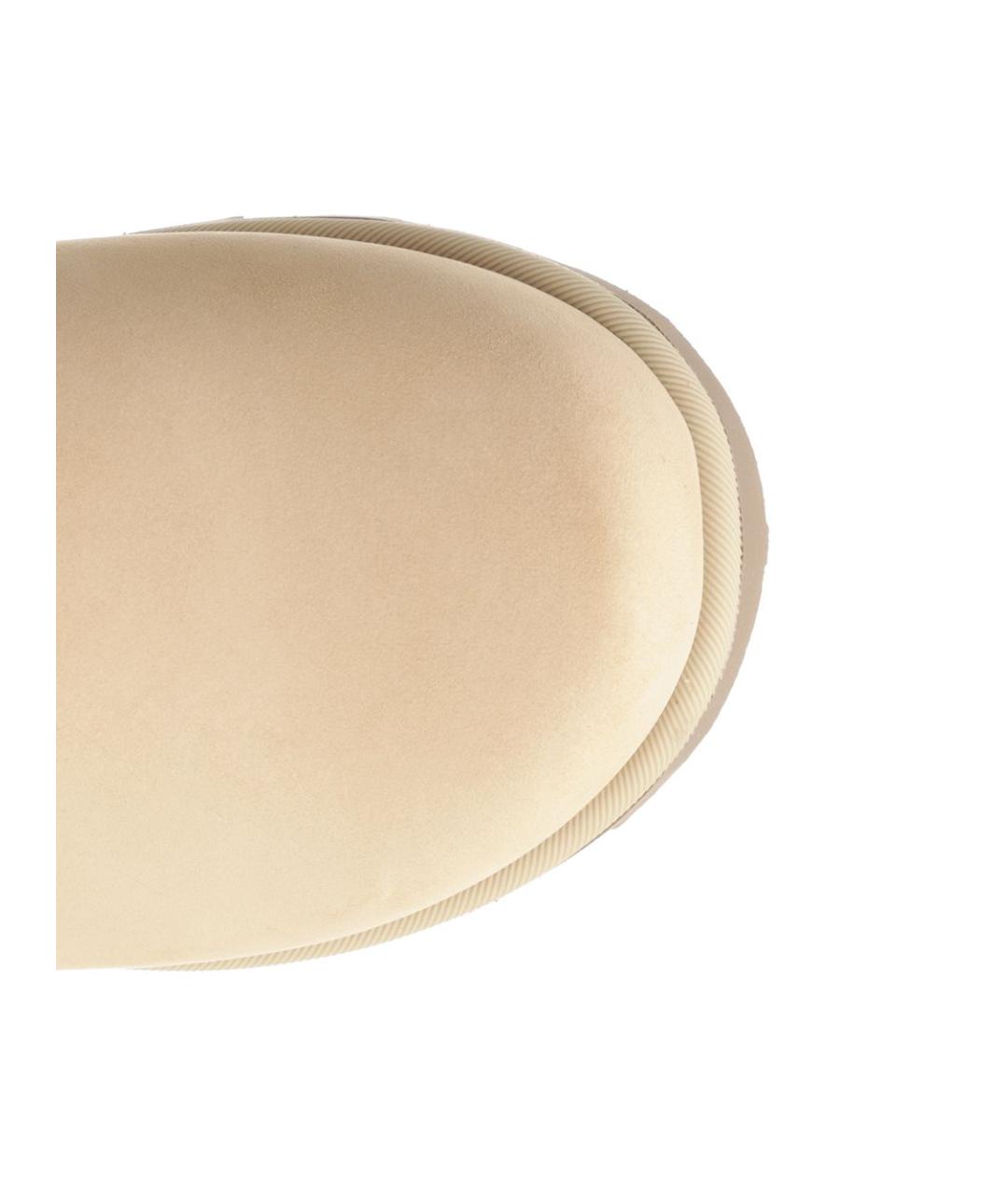 UGG AUSTRALIA Бежевые нубуковые мюли, фото 4