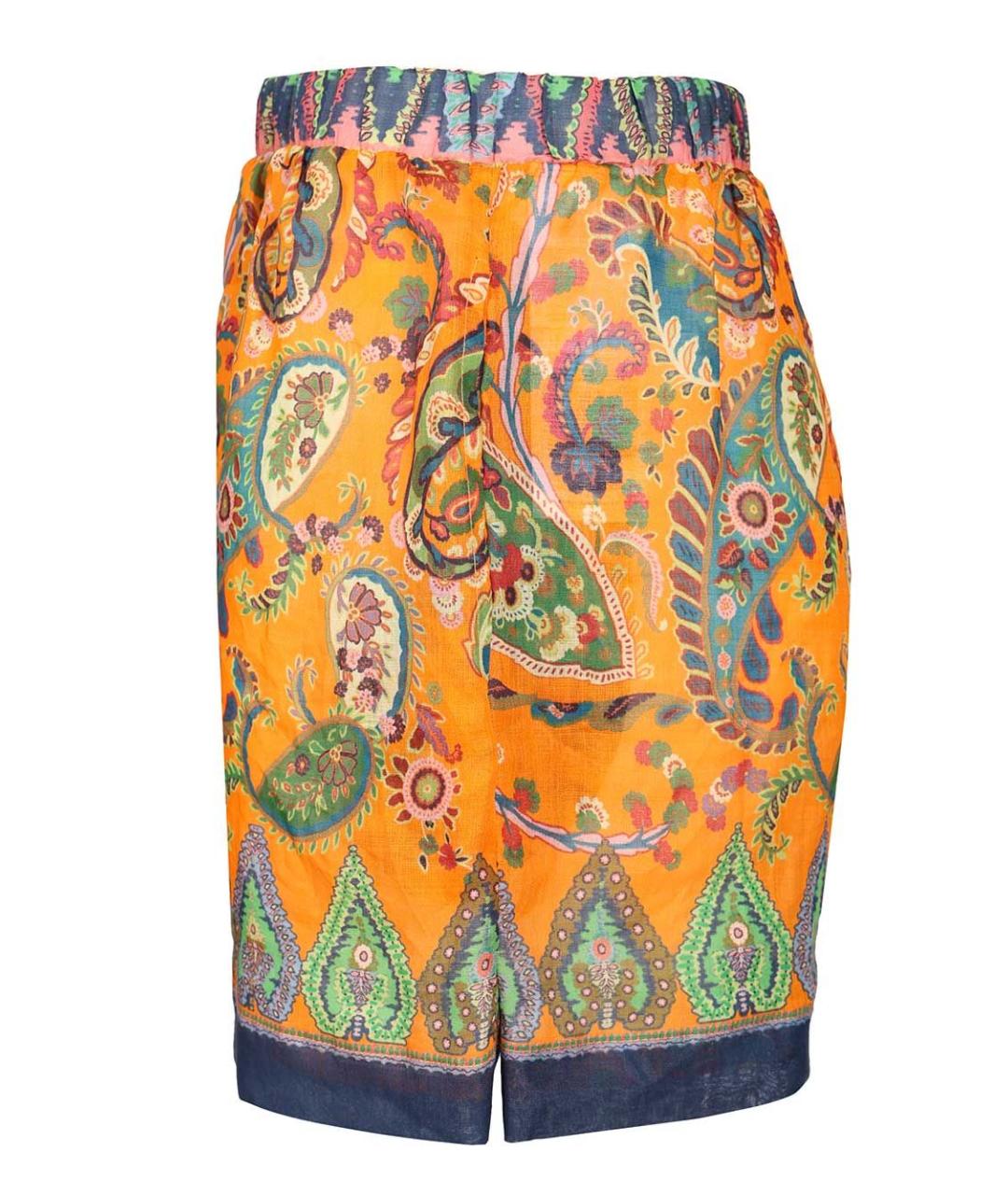 ETRO Оранжевое шорты, фото 3