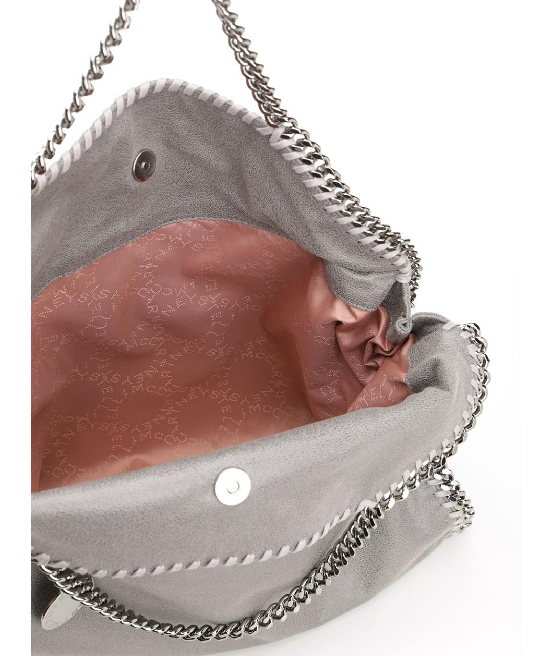 STELLA MCCARTNEY Серая сумка через плечо из искусственной кожи, фото 4