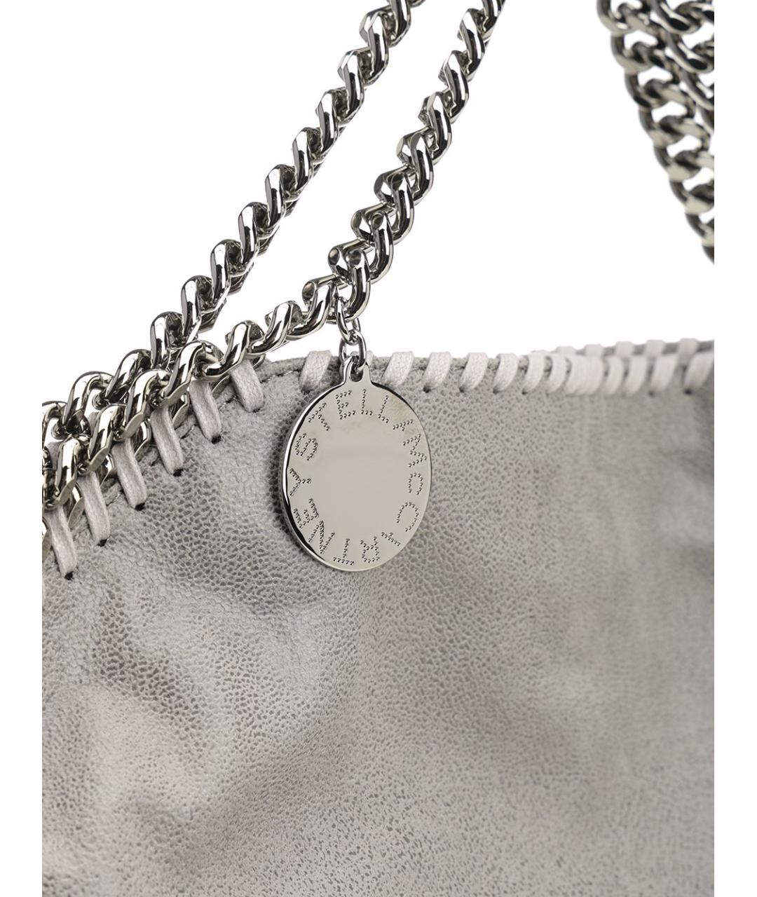 STELLA MCCARTNEY Серая сумка через плечо из искусственной кожи, фото 5