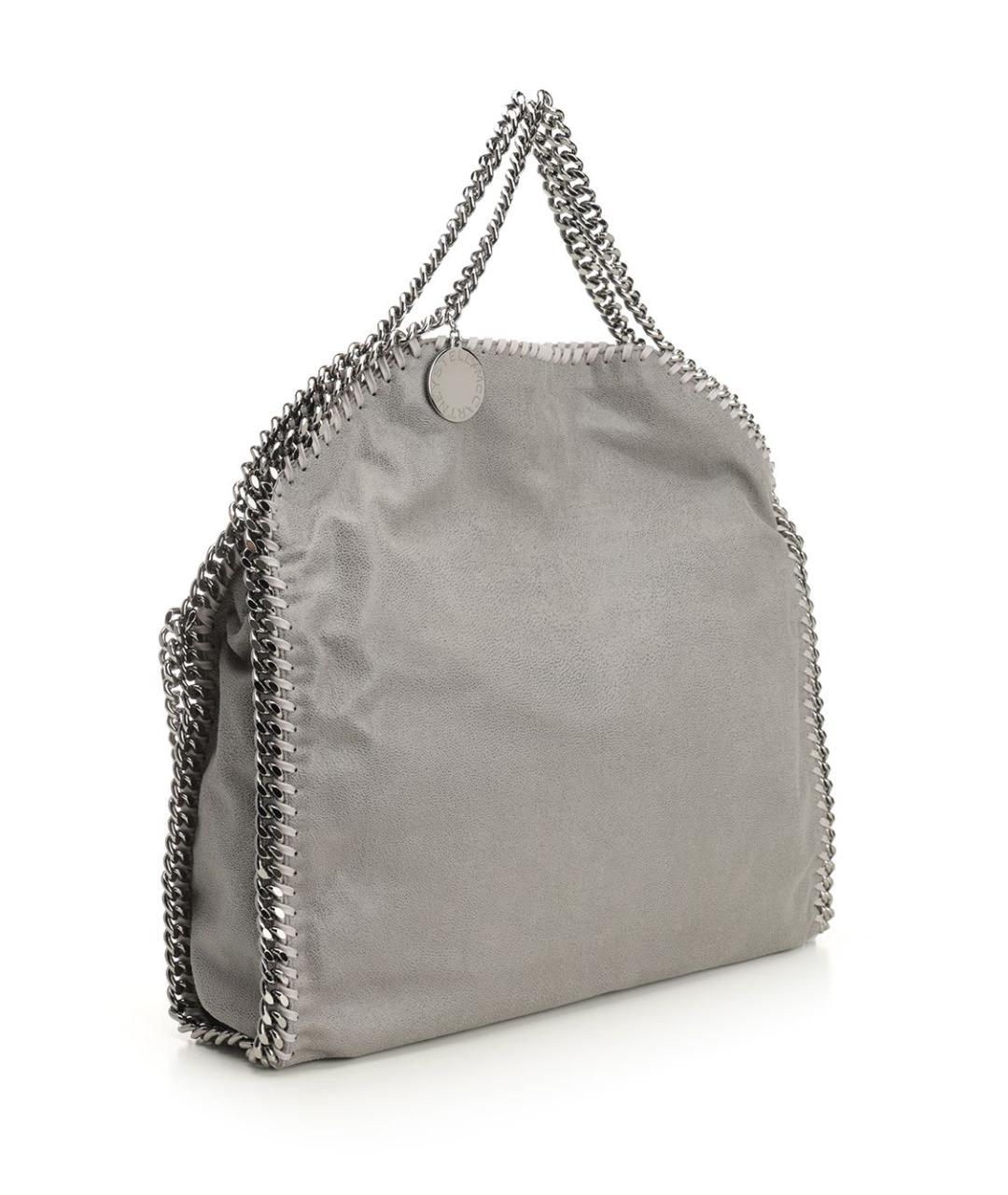 STELLA MCCARTNEY Серая сумка через плечо из искусственной кожи, фото 2