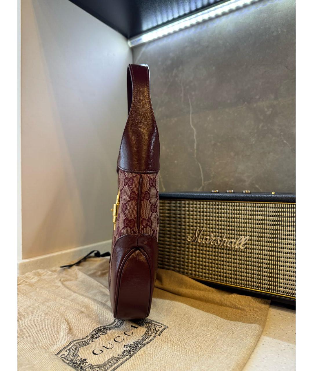 GUCCI Бордовая сумка через плечо, фото 4