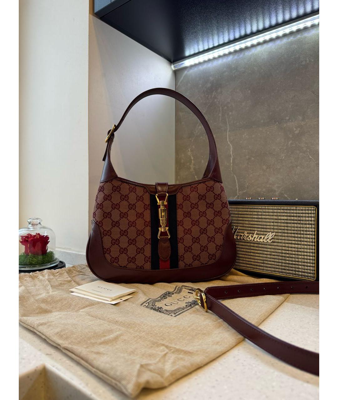 GUCCI Бордовая сумка через плечо, фото 2