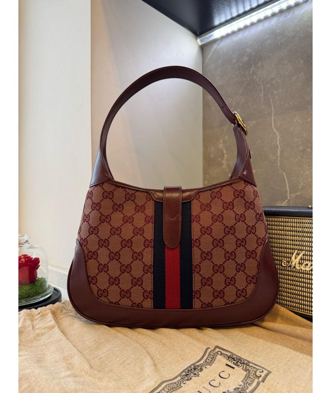 GUCCI Бордовая сумка через плечо, фото 3