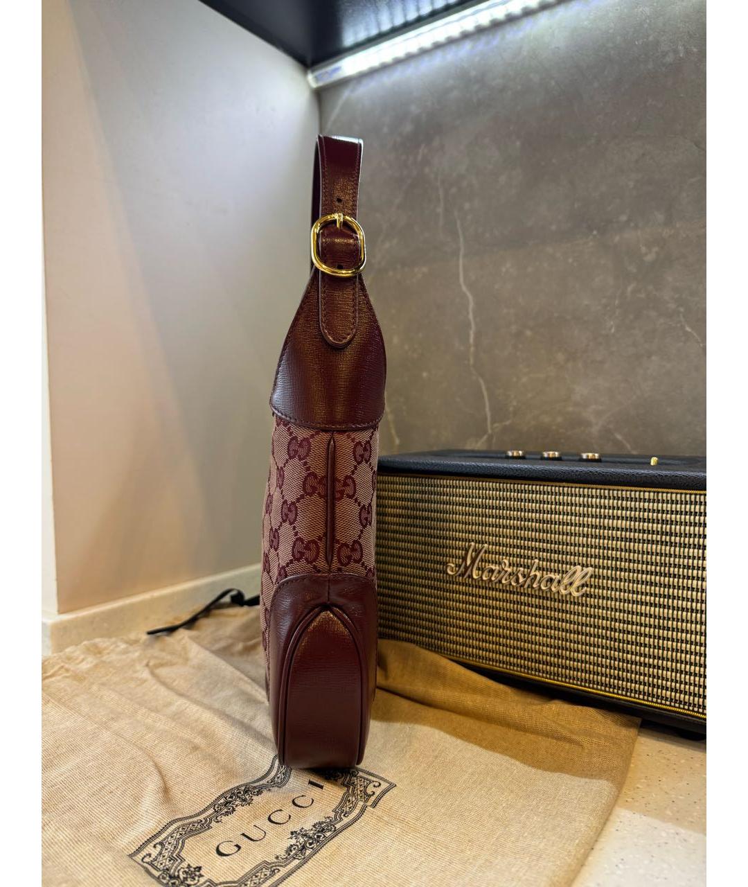GUCCI Бордовая сумка через плечо, фото 5