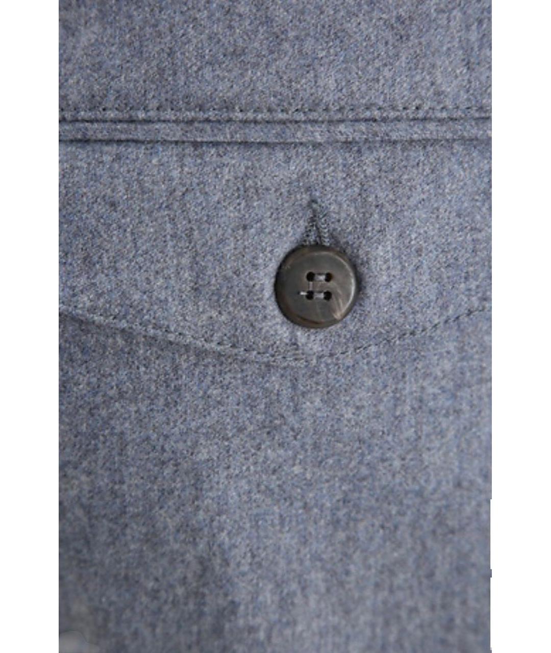 ELEVENTY Серые хлопко-эластановые повседневные брюки, фото 3