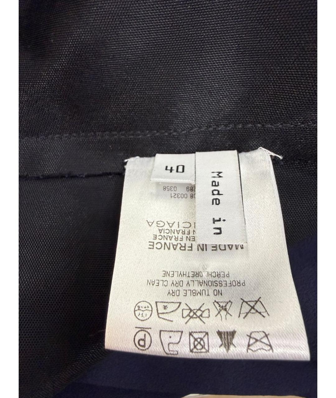 BALENCIAGA Синяя юбка мини, фото 5