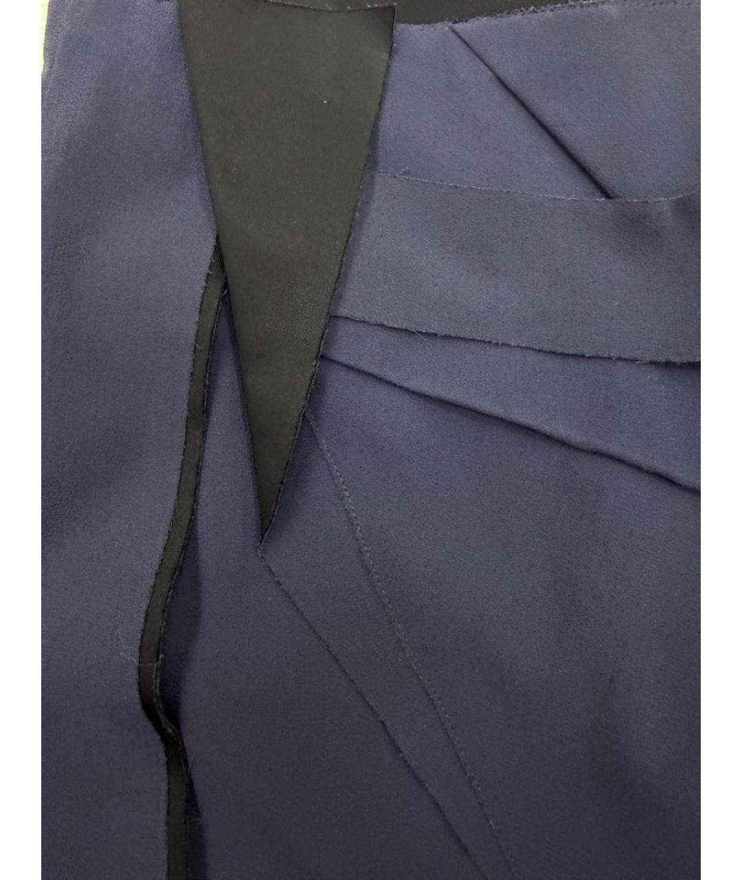 BALENCIAGA Синяя юбка мини, фото 3