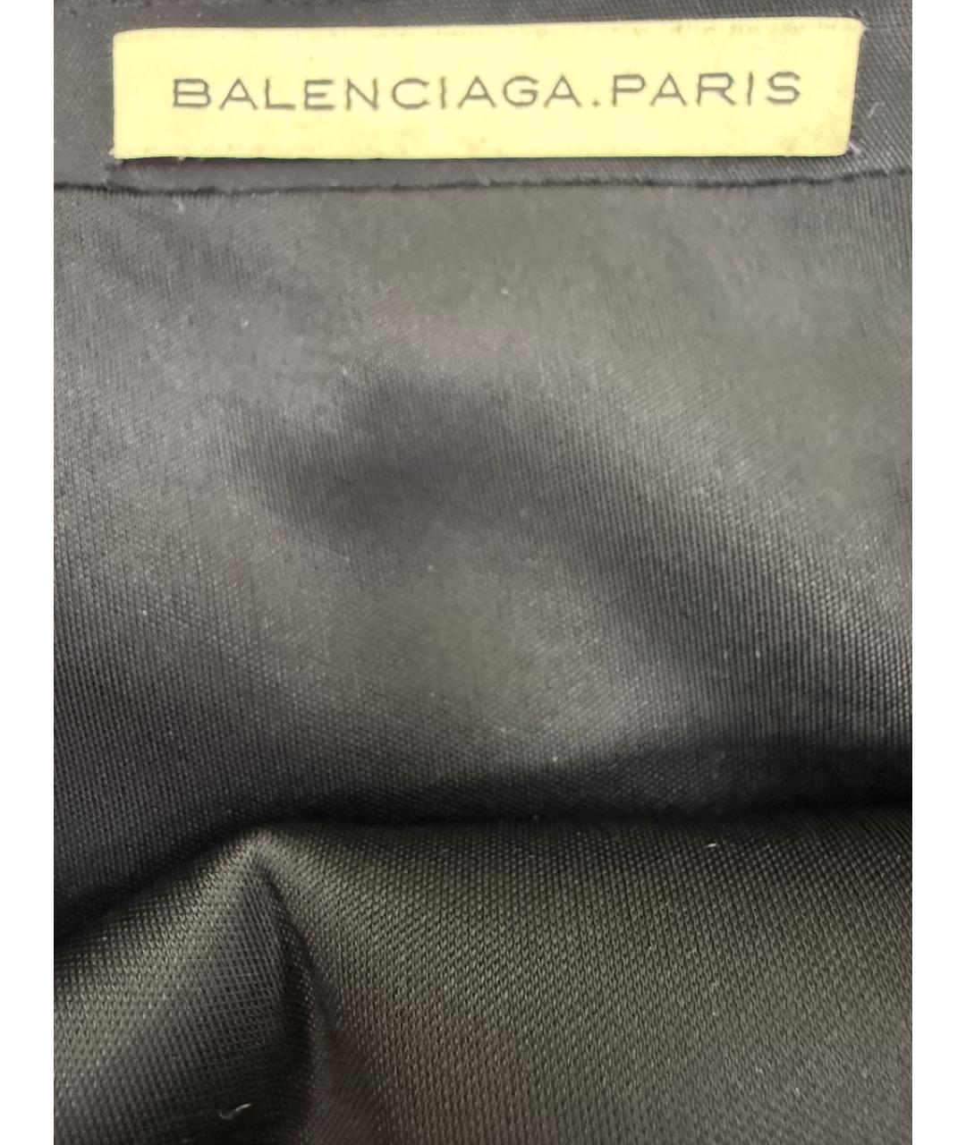 BALENCIAGA Синяя юбка мини, фото 4