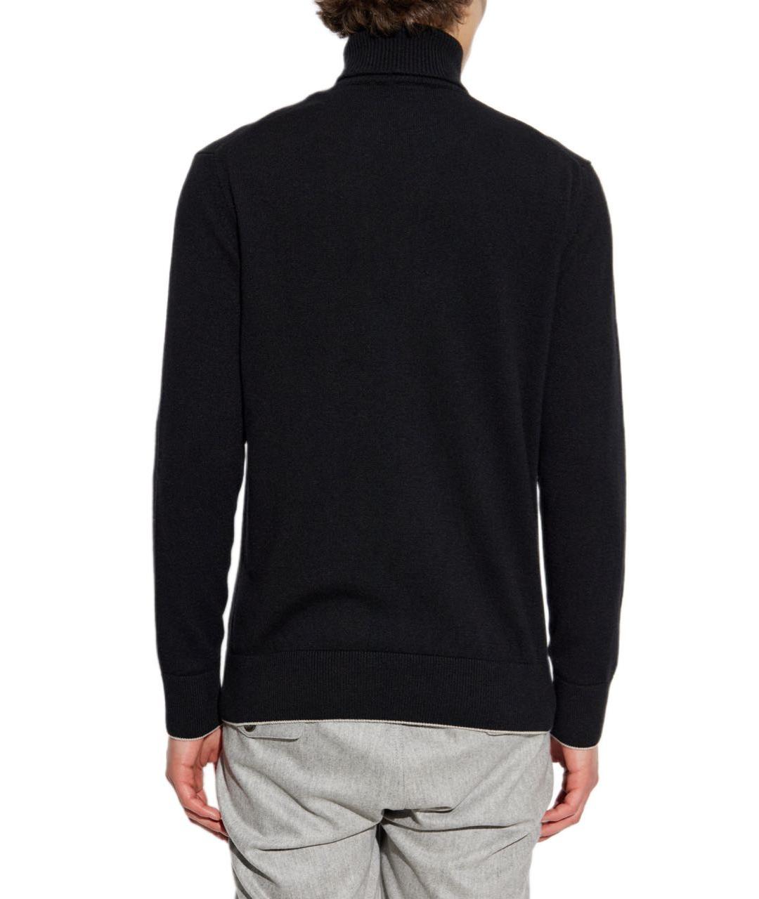 ELEVENTY Черный кашемировый джемпер / свитер, фото 3