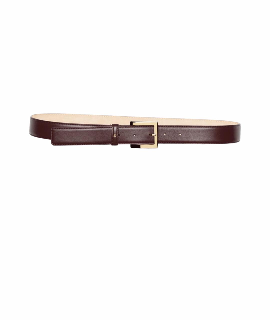 CHANEL Коричневый кожаный ремень, фото 1