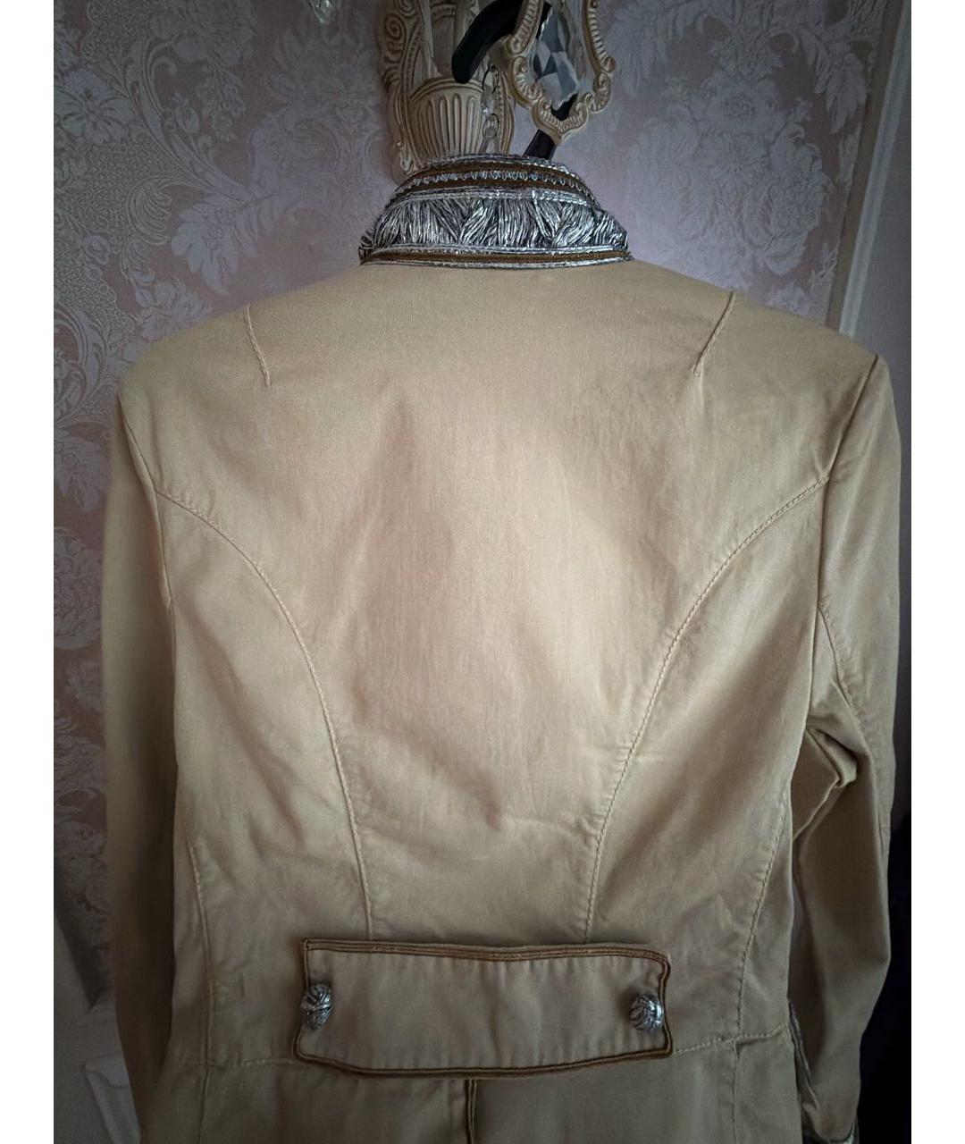 ERMANNO SCERVINO Бежевый жакет/пиджак, фото 3