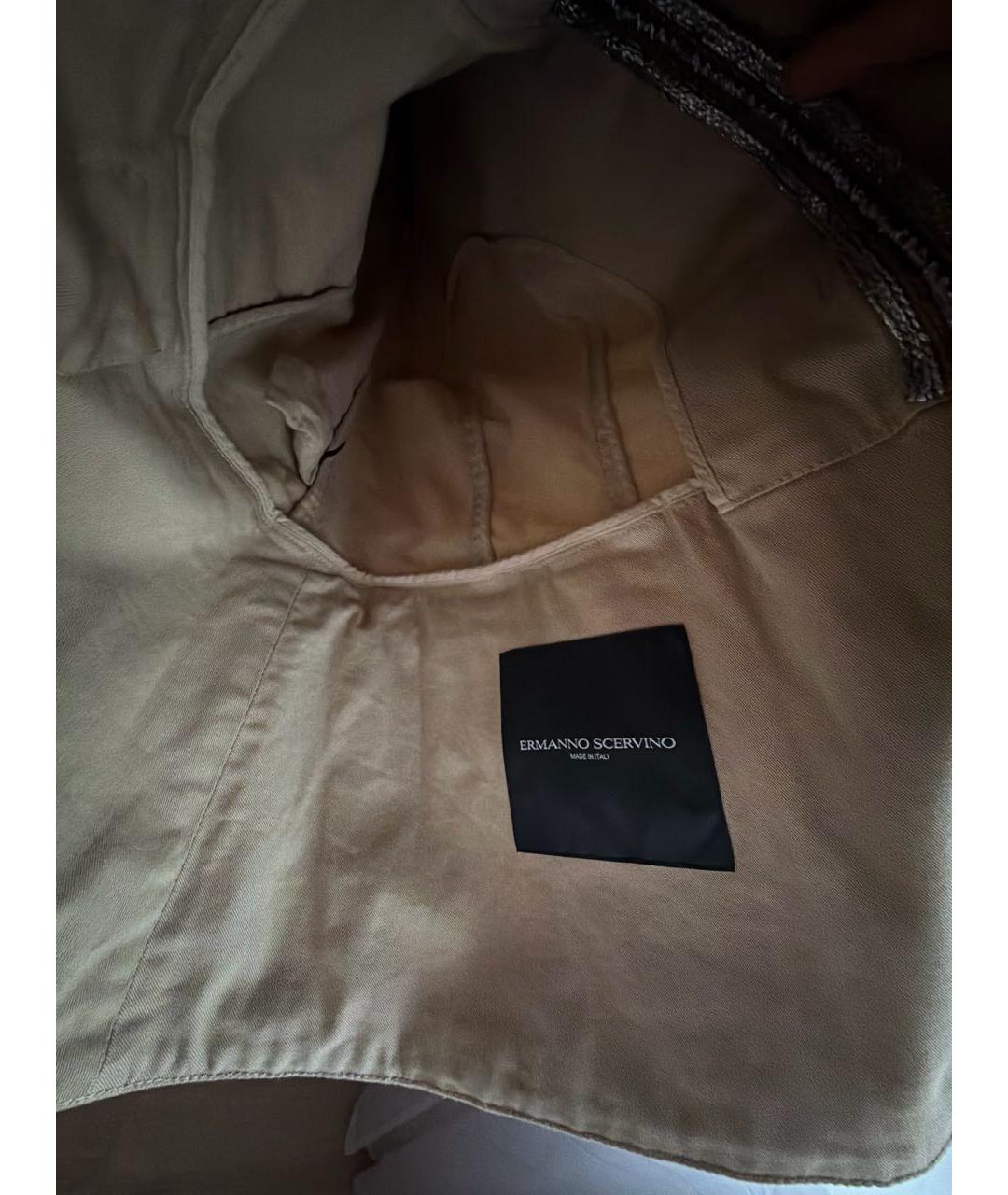ERMANNO SCERVINO Бежевый жакет/пиджак, фото 7
