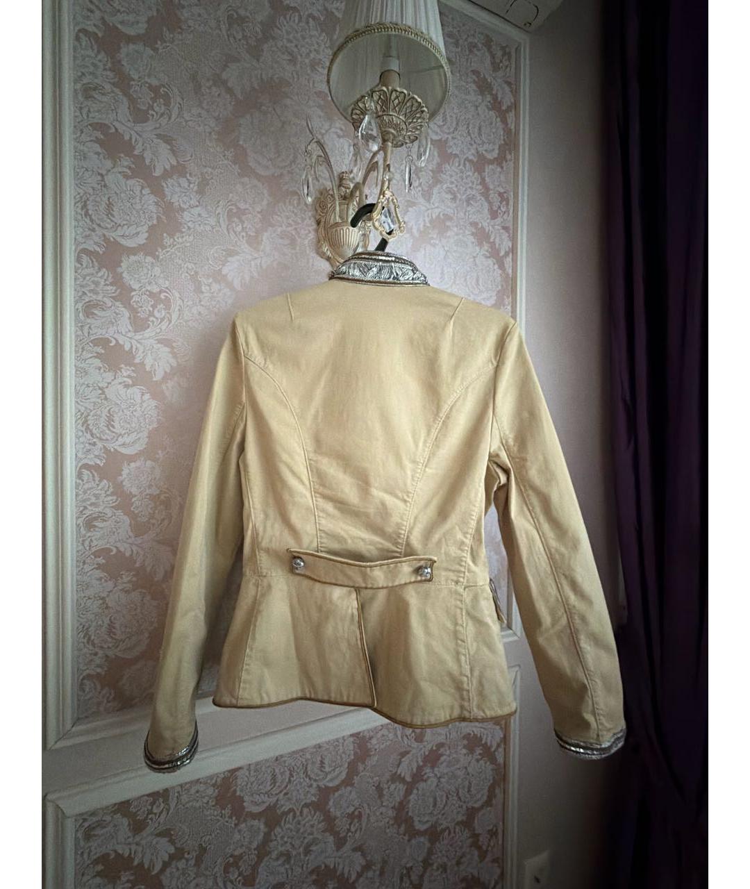 ERMANNO SCERVINO Бежевый жакет/пиджак, фото 2