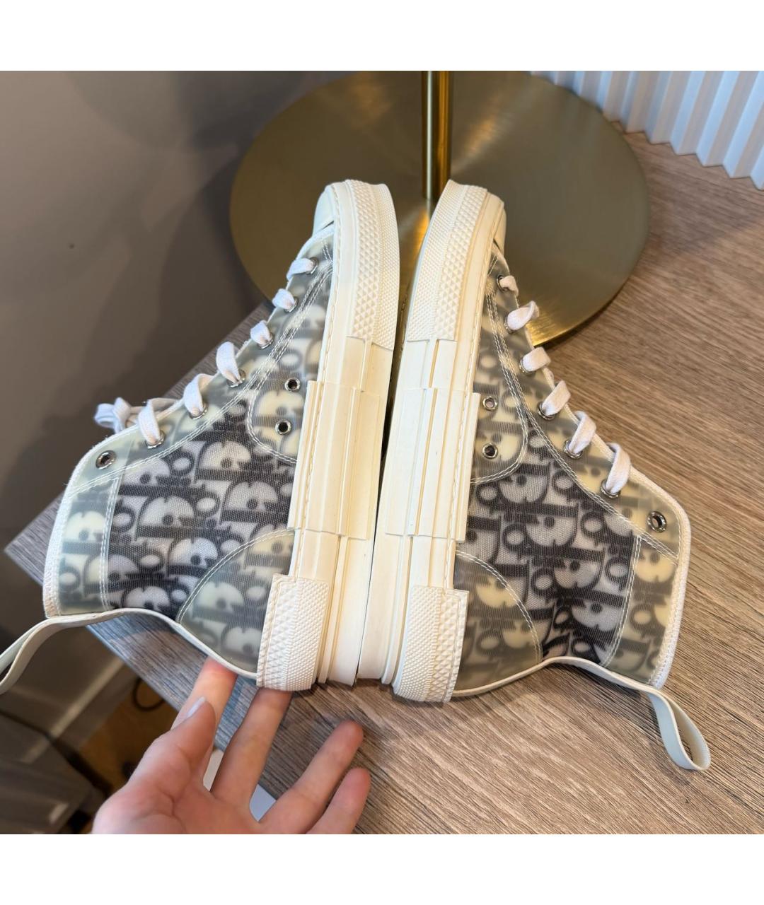 CHRISTIAN DIOR Серые кеды, фото 5