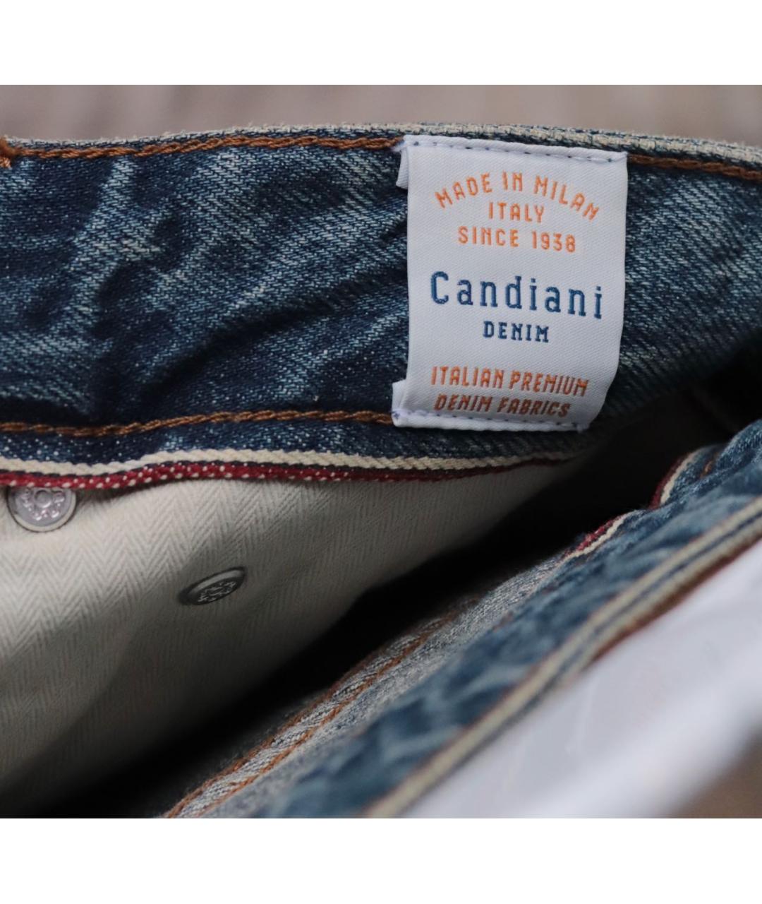 12 STOREEZ Синие хлопковые прямые джинсы, фото 7