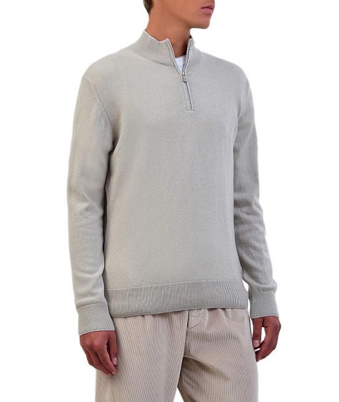 ELEVENTY Серый кашемировый джемпер / свитер, фото 2