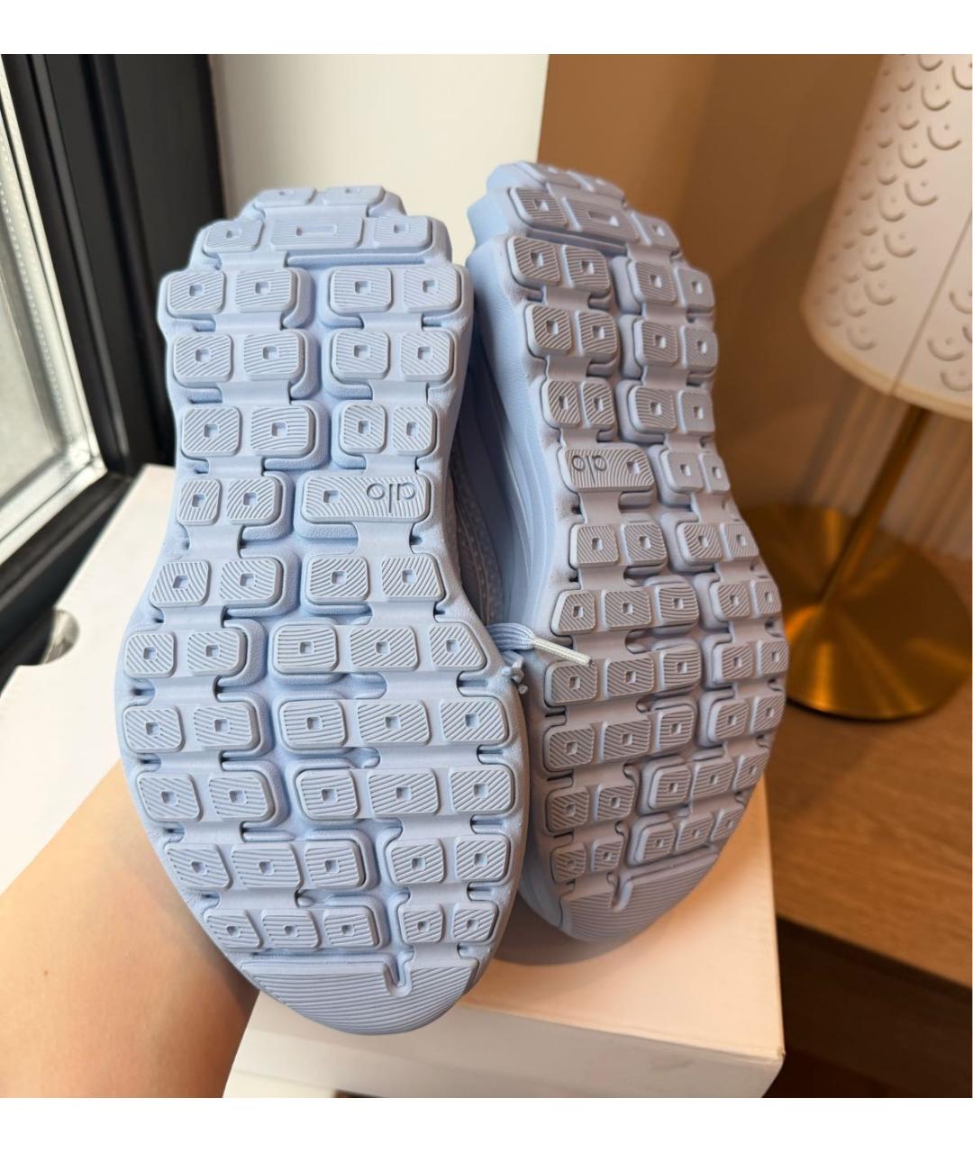 ALO YOGA Голубые текстильные кроссовки, фото 8