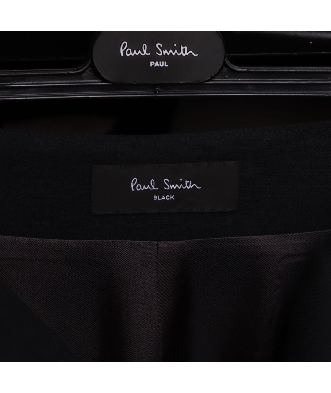 PAUL SMITH Черная шерстяная юбка миди, фото 3