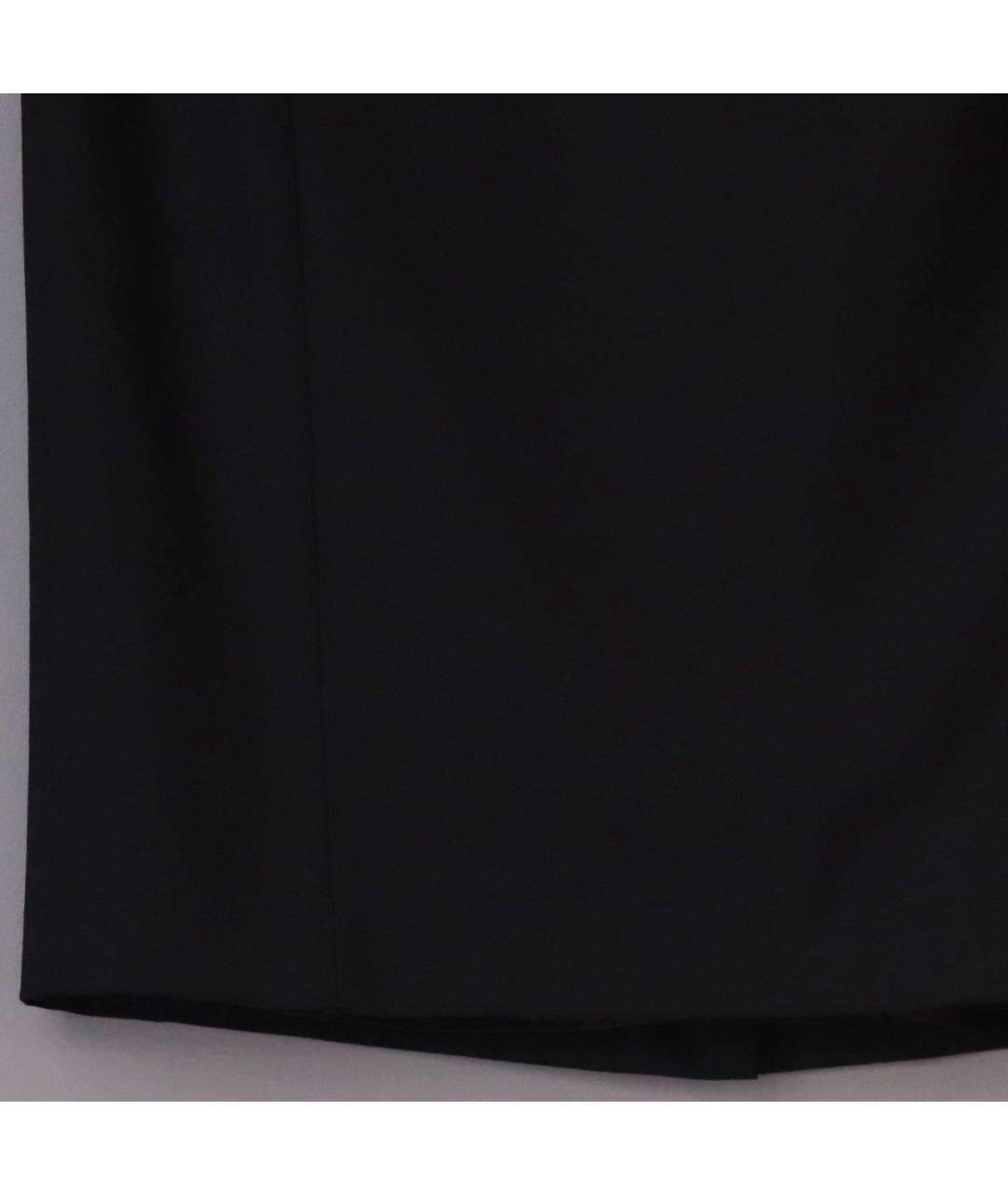 PAUL SMITH Черная шерстяная юбка миди, фото 4