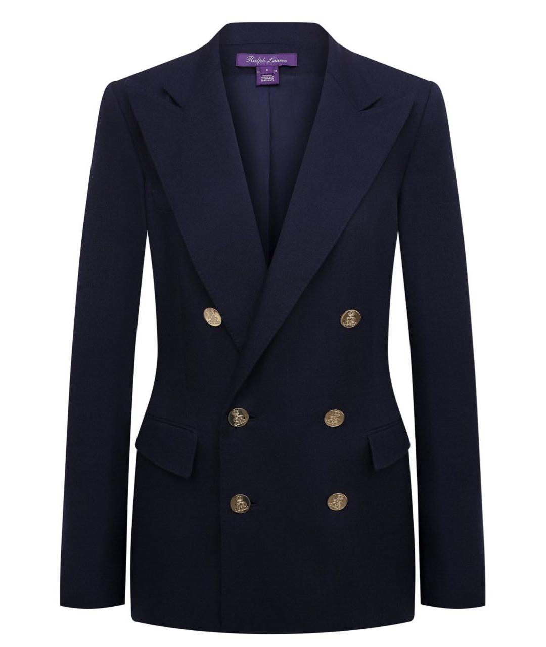 RALPH LAUREN COLLECTION Темно-синий жакет/пиджак, фото 9