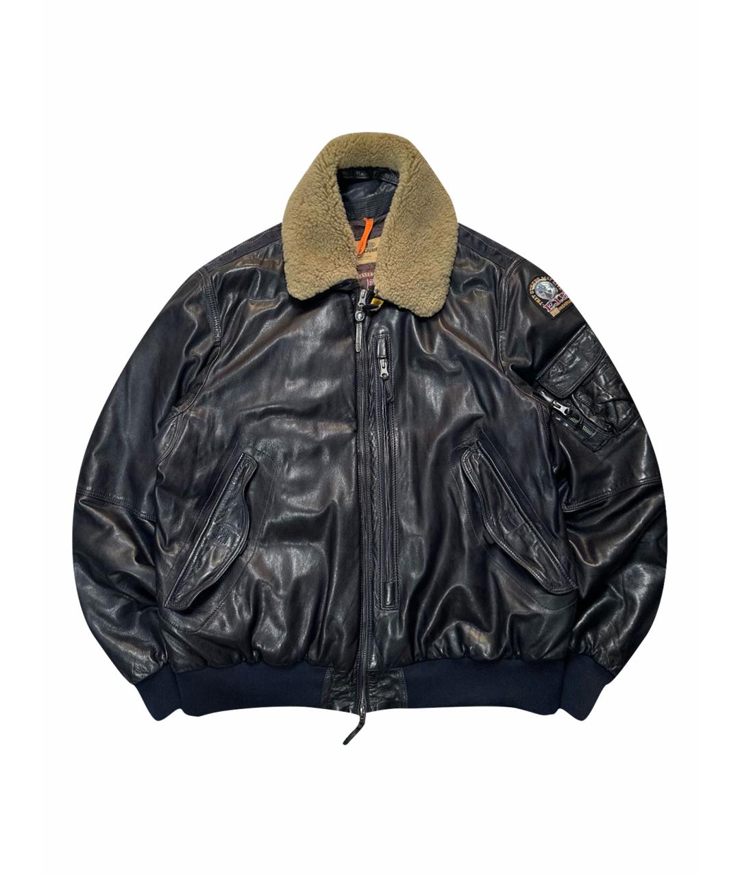 PARAJUMPERS Черная кожаная куртка, фото 1