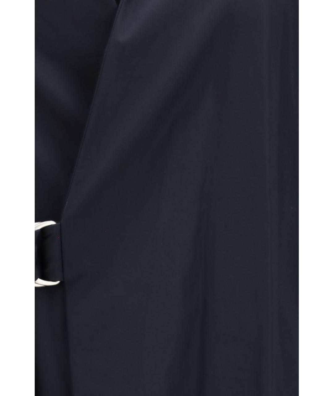 LOEWE Темно-синее хлопковое повседневное платье, фото 3