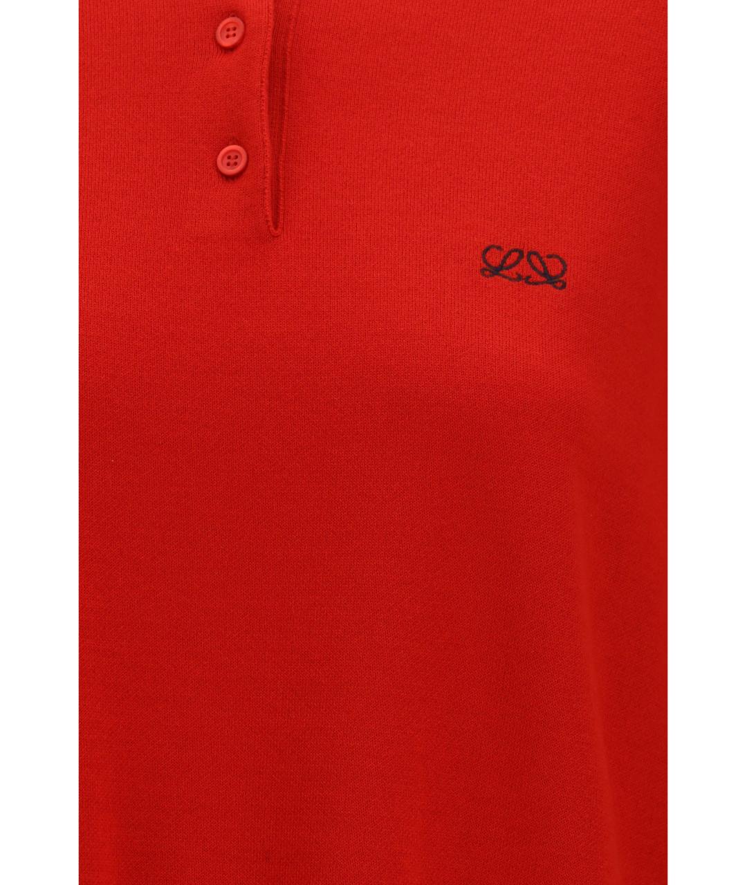 LOEWE Красный кашемировый джемпер / свитер, фото 3