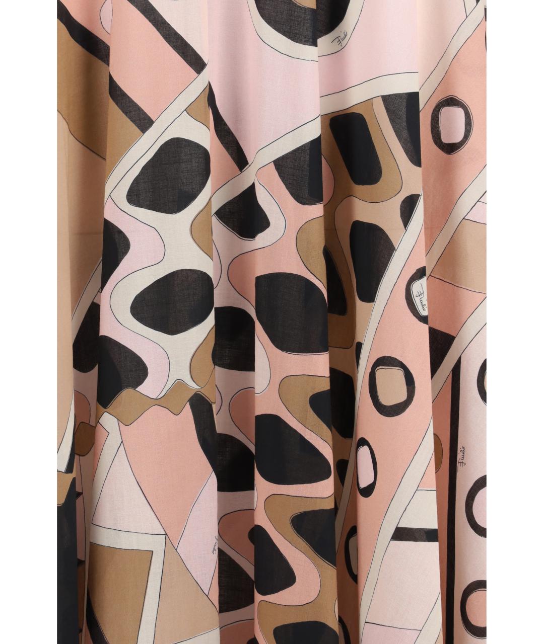 PUCCI Мульти хлопковая юбка миди, фото 3