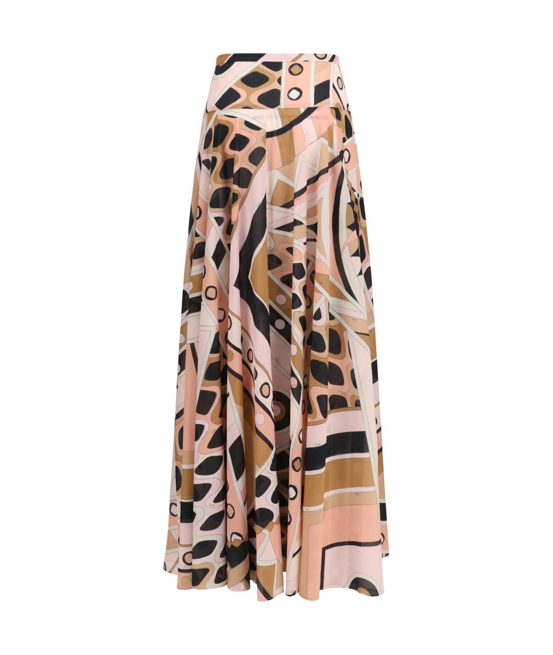 PUCCI Мульти хлопковая юбка миди, фото 2