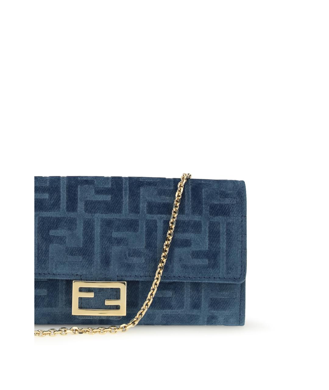 FENDI Синий кошелек, фото 4