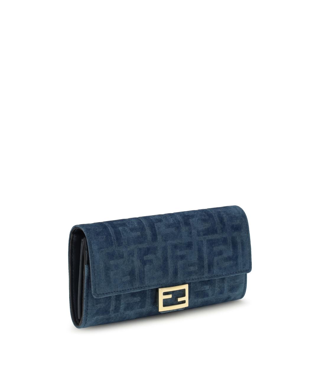 FENDI Синий кошелек, фото 2